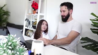 Recent Secretary with a foot on her head. That babe Enticed her Recent Boss and Begged him to give to suck his toes, and received a Humiliating, Hawt, Coarse Screw