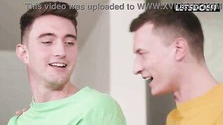 That guy Said Me to Keep Sucking His Jock Whilst His Ally Banged My Cunt From Behind