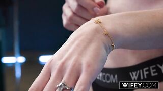 WIFEY Tiny Redhead Hotwife Sage Rose Bangs Some other Guy And Gets Her Flawless Snatch Stretched