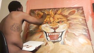 Paint session with Cubby Da Porn Hubby