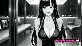 Darksome-Haired Manga Sweetheart's Wicked Penthouse Ride