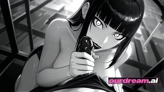 Darksome-Haired Manga Sweetheart's Wicked Penthouse Ride