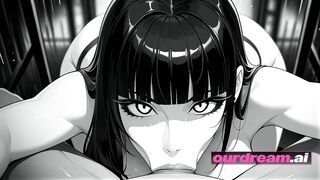 Darksome-Haired Manga Sweetheart's Wicked Penthouse Ride
