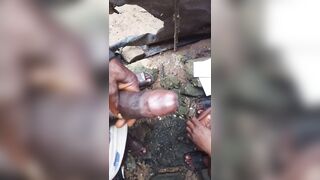 Africandoggy1 tugjob a massive wang