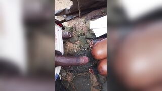 Africandoggy1 tugjob a massive wang