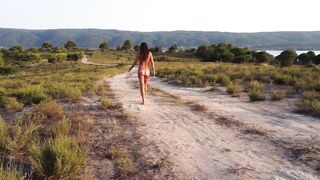 Voyeur Hot n Absolutely Nude wife from drone