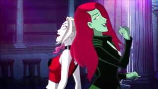 LESBIAN CARTOON Sex Act Exposed HARLEY QUINN Poison IVY have Lesbian Sex DC Batman Porn not Explicit