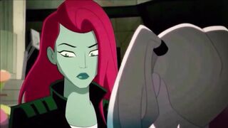 LESBIAN CARTOON Sex Act Exposed HARLEY QUINN Poison IVY have Lesbian Sex DC Batman Porn not Explicit