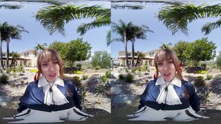 Breasty Girl Youngs As VIOLET EVERGARDEN Showing Her Gratitude VR Porn
