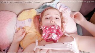 I COARSE bang my step DAUGTER in her BARELY LEGAL CUNT with her pants in her throat