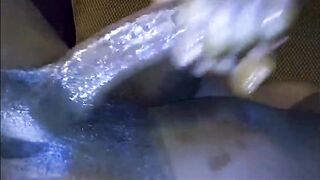 Biggest Ebony Weenie Pumped Fast And Coarse