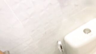 pleasured when banging Binor's vagina in the baths until this babe ejaculates inside