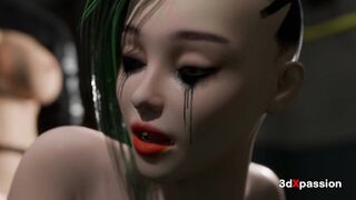Shemale hentai Taryn Dominates Her Personal Toy in Safe Abode
