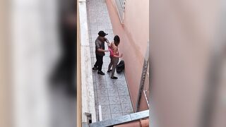 Destroying the garments of a student who skipped class.