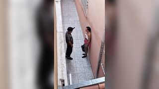 Destroying the garments of a student who skipped class.