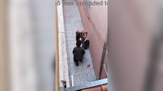 Destroying the garments of a student who skipped class.