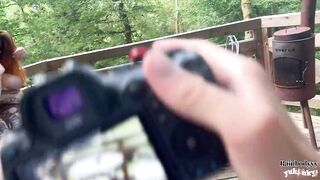 I finish my photographer's throat full of cum - blow job, homemade, french