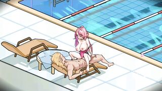 Anime Game – Minami Comics Gallery Scene Pool Sex - Lifeguard Holic