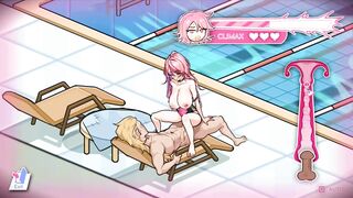 Anime Game – Minami Comics Gallery Scene Pool Sex - Lifeguard Holic