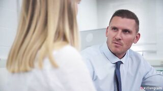 KILLERGRAM - Lucette Fine Takes On A Seductive Office Defiance In Her Debut Scene