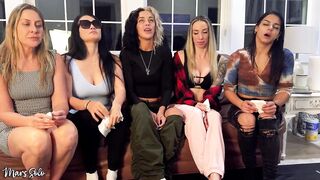 5 Cuties Try Sneezing Powder - Mars Solo, Sinthia Bee, Hawt Sara Bee, and Andi Amoral Are All Introduced to Sneezing Powder for