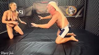 Mixed Wrestling Atomic Wedgie Domination: Mars Solo & Island Hunk Face off for a Mixed Wrestling Match but Mars Quickly Discovers