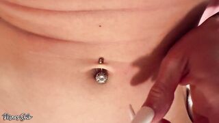 POV Playing with My Abdomen Button Ring