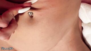 POV Playing with My Abdomen Button Ring
