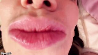 POV Sex Fight with Impregnation Dream & POV Giving a kiss - Wrestle Me for My Bikini Which Turns Into Sex and an Accidental Creampie