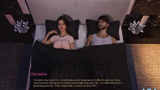 Being a Wife - P12 - the Lascivious Wife Lies Next to Her Spouse and Secretly Exchanges Stripped Pictures with a BBC