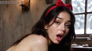 Horny Snow White and the Dwarfs Part 1 Group Sex (AI-generated)