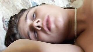 Amateur Brunette hair Gets Drilled Hard