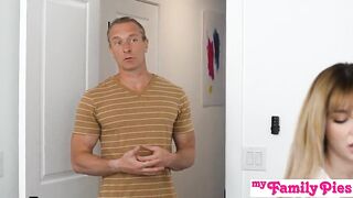 Curious Demi Hawks asks Stepdad, "Do U think Shlong Size is Hereditary?"