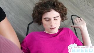 "Stepson Check Beneath My Miniskirt Then Flood Your Stepmom With Creampie"