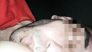 My spouse gets truly glad when I let him suck on my large natural boobs all day lengthy