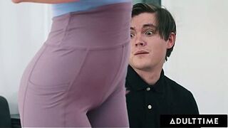 mother I'd like to fuck In Yoga Panties Craves Stepsons Dick