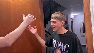 A corpulent Spanish angel meets her boyfriend's family and ends up getting drilled in the butt by 3 massive knobs and urinated on by 'em