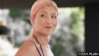 VIXENPLUS Affable Rivals Jadilica And Dolly Share Hard Dong