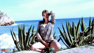 Cassie Darling: Lewd Brunette hair Cassie Darling Dancing and Stripping