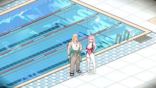 Manga Game - Minami Comics Gallery Scene Pool Sex two - Lifeguard Holic