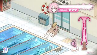 Manga Game - Minami Comics Gallery Scene Pool Sex two - Lifeguard Holic