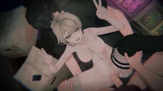 [gals' Frontline two Exilium] Sextans Checkmate and Mind Erase (fastened T-doll & Hardcore POV CG Manga) (4k/60fps)