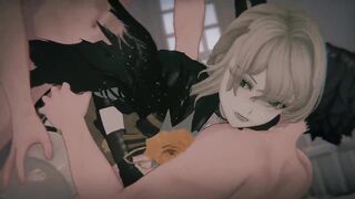 [gals' Frontline two Exilium] Sextans Checkmate and Mind Erase (fastened T-doll & Hardcore POV CG Manga) (4k/60fps)
