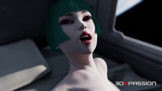 Zero-G Cabin Visit: Lyra Gives Shemale hentai Kaelen a Sloppy Oral-job, Moist Missionary & Side Screw with Biggest Cumshots