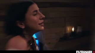 Brunette hair Shemale hentai Jizz flow Black - Sarah Heizel