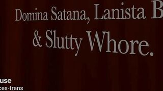 Part 1- Domme Satana and Lanista Has Their Excited Bitch to Prepare 'em Willing for Sex