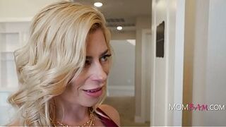 Stepmom Hunger Explodes Into A Washroom Trio