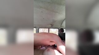 Broad daylight car sex: RAW phone footage