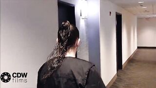My maid let me cum in her throat after this babe seen my jock was large