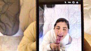 POV: Stepsister desires to make her Ex Jealous and uses my Shlong to do it Part 1